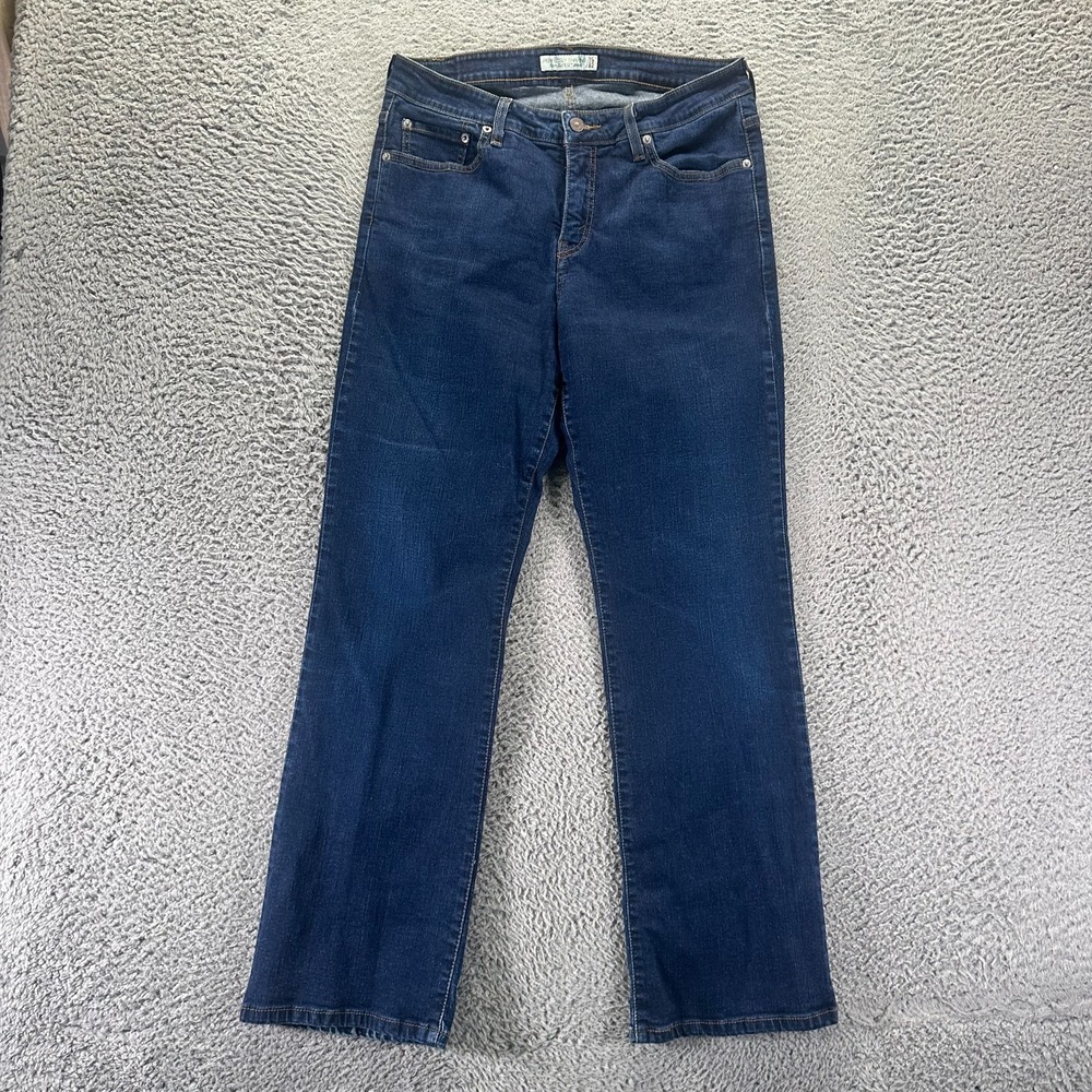 Levi's 512 Jeans Womens 16W Blue Cotton Denim Bootcut Shaping Streetwear Stretch